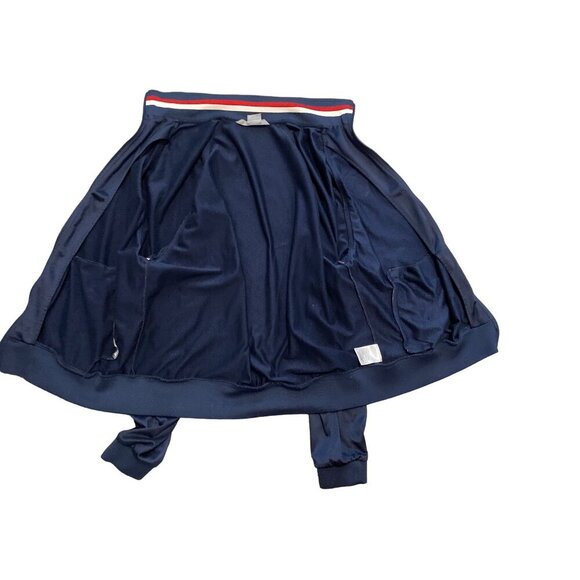 NIKE MEN'S RETRO Y2K NAVY BLUE JERSEY TRACK JACKET SZ XXL - Picture 3 of 7